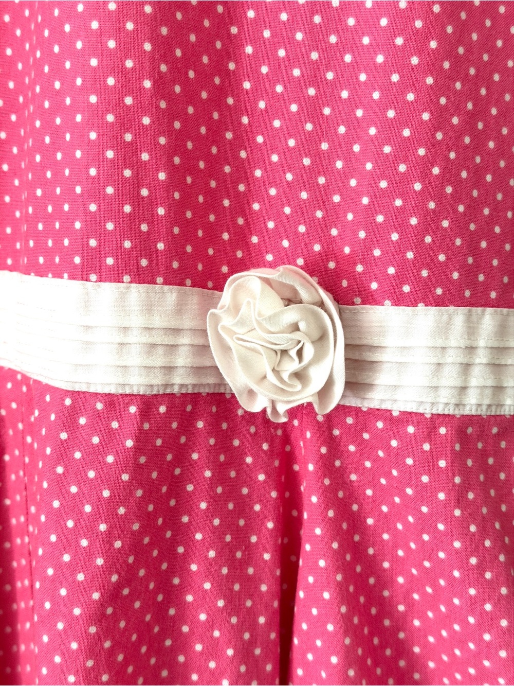Vintage handmade girls pink dress - Picture 7 of 13